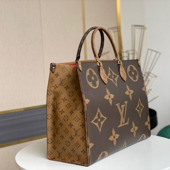 Louis Vuitton Monogram Reverse Canvas GM/Large OnTheGo Tote Bag - Picture 3 of 9